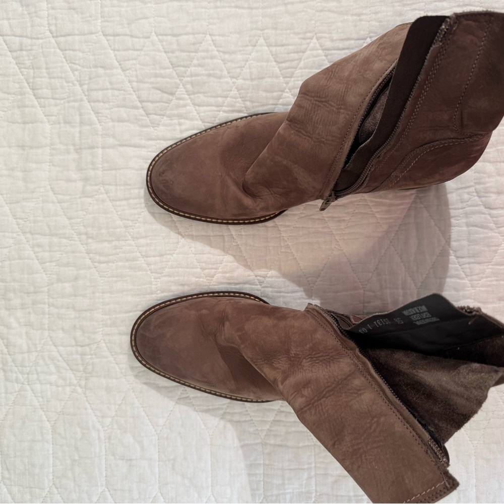 Womens Brown Leather Boots